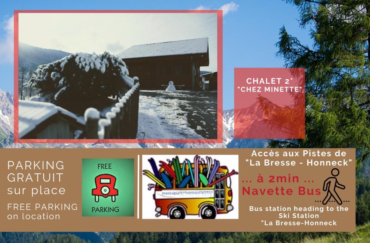 Le "Chalet De Minette" 2 Etoiles La Bresse Eksteriør billede
